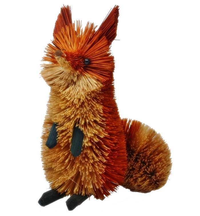 Brushart Bristle Brush Animal Fox Red/Brown 6.5